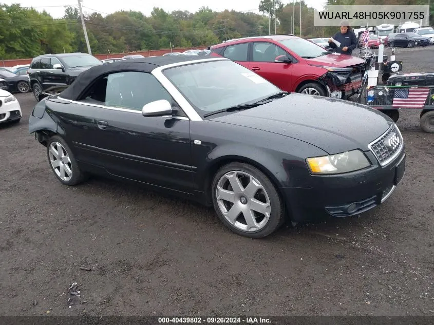 WUARL48H05K901755 2005 Audi S4