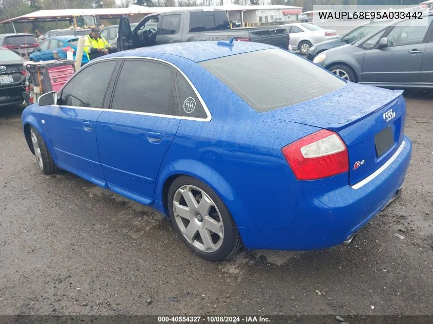 WAUPL68E95A033442 2005 Audi S4 4.2