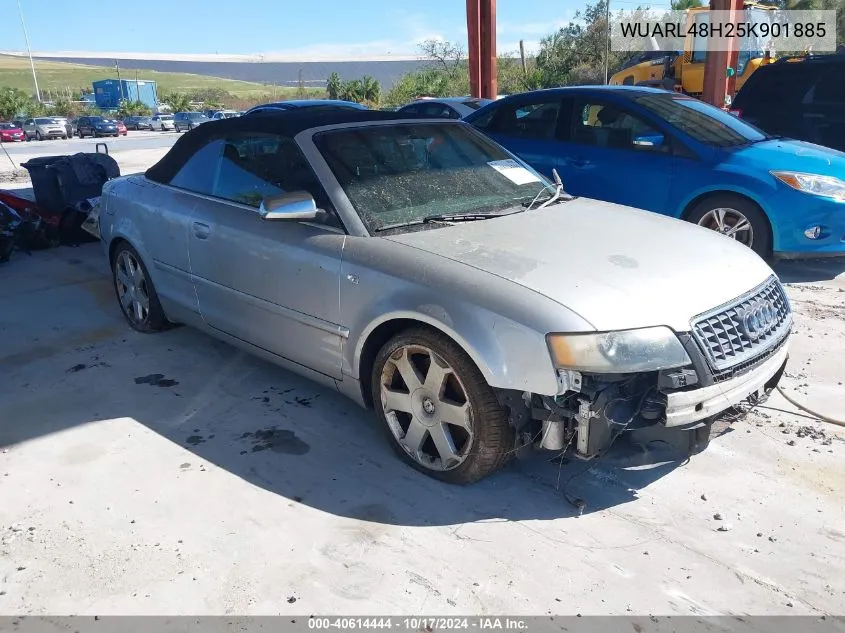 2005 Audi S4 Base (A6) VIN: WUARL48H25K901885 Lot: 40614444