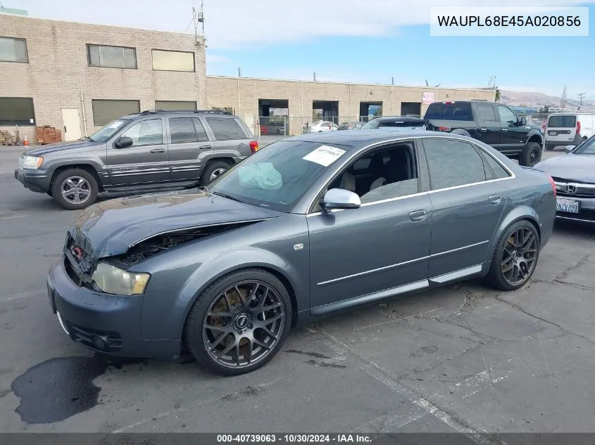 WAUPL68E45A020856 2005 Audi S4 4.2