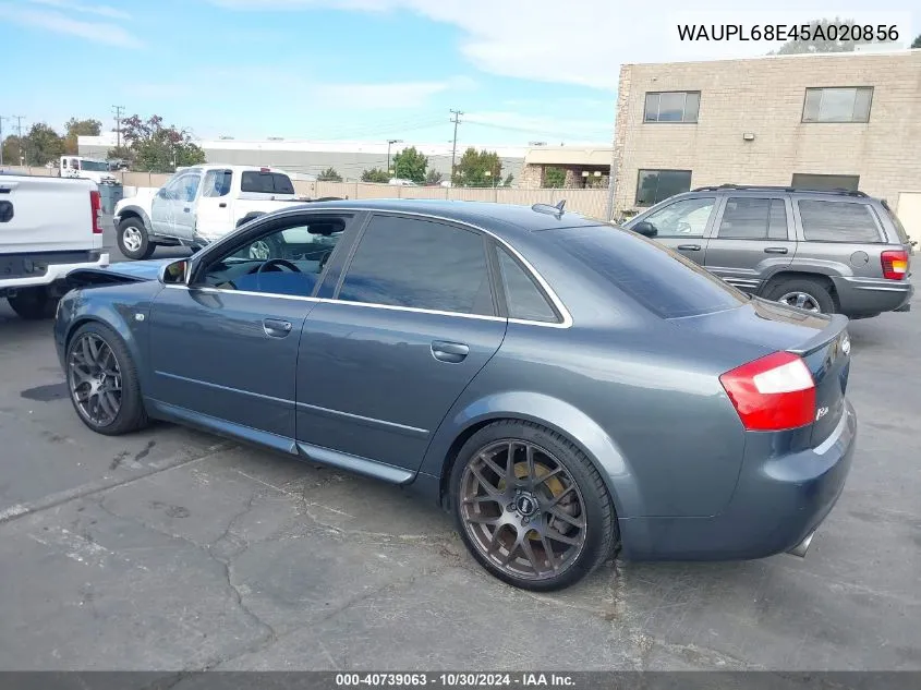 WAUPL68E45A020856 2005 Audi S4 4.2