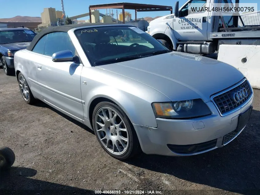 WUARL48H56K900795 2006 Audi S4