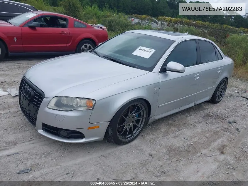 WAUGL78E57A202283 2007 Audi S4 4.2