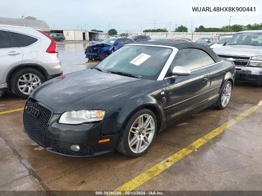 WUARL48HX8K900441 2008 Audi S4 4.2