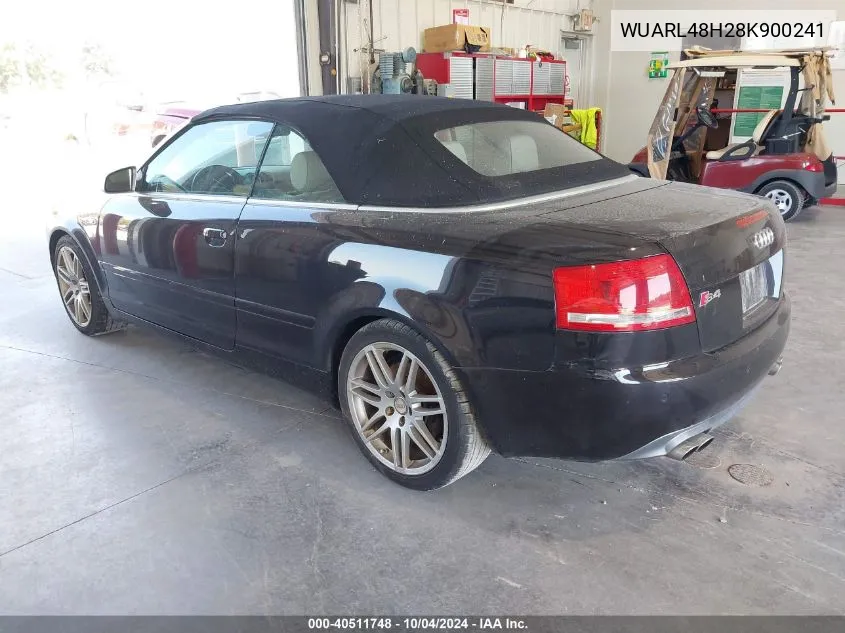 WUARL48H28K900241 2008 Audi S4 4.2