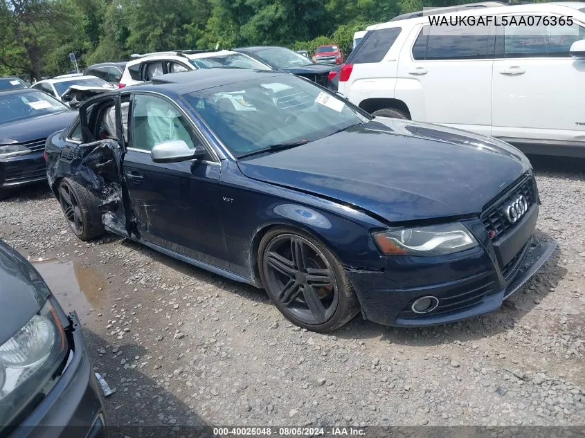 WAUKGAFL5AA076365 2010 Audi S4 3.0 Premium Plus