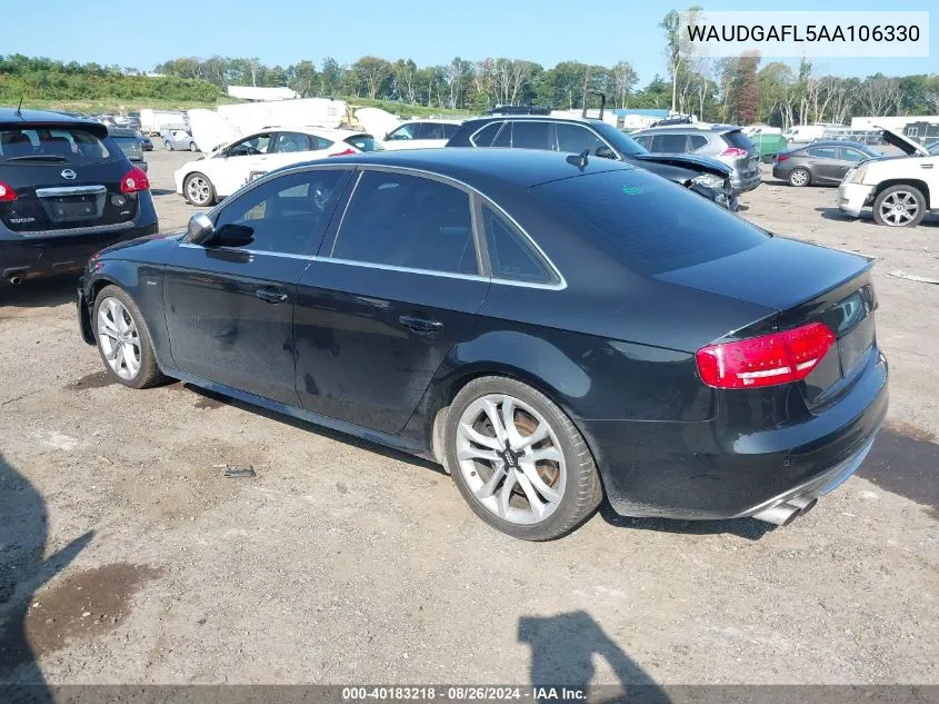 2010 Audi S4 3.0 Premium Plus VIN: WAUDGAFL5AA106330 Lot: 40183218