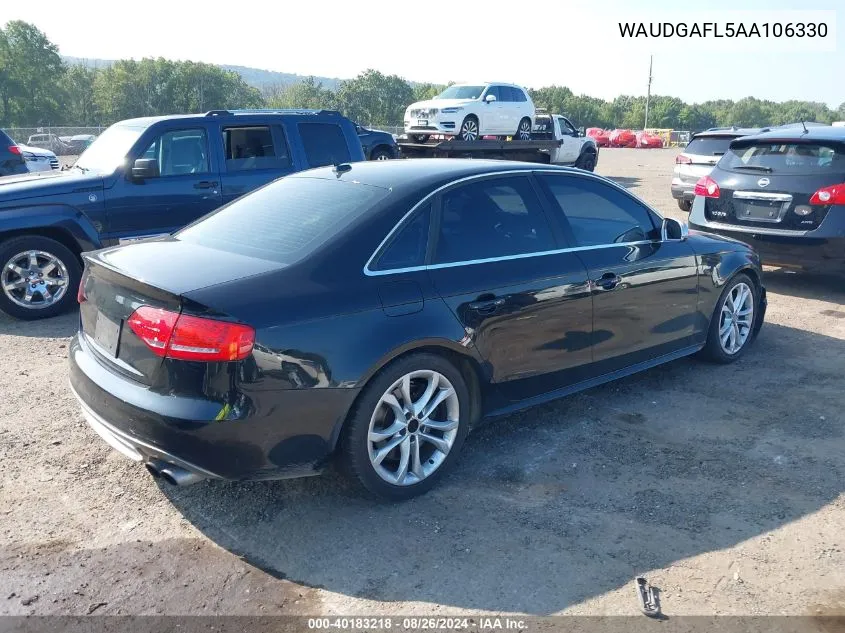 2010 Audi S4 3.0 Premium Plus VIN: WAUDGAFL5AA106330 Lot: 40183218