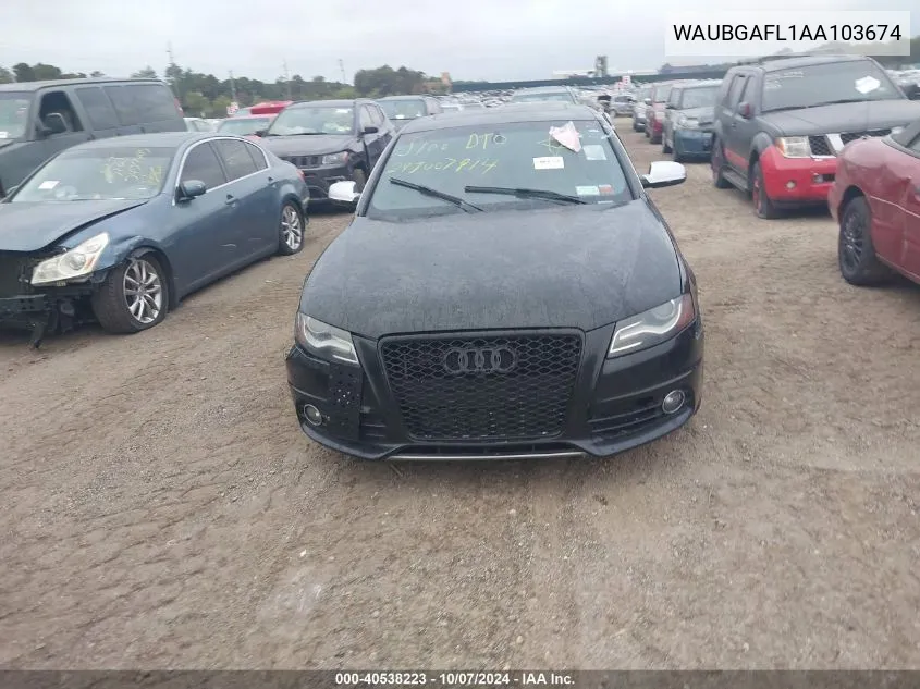 WAUBGAFL1AA103674 2010 Audi S4 3.0 Premium Plus