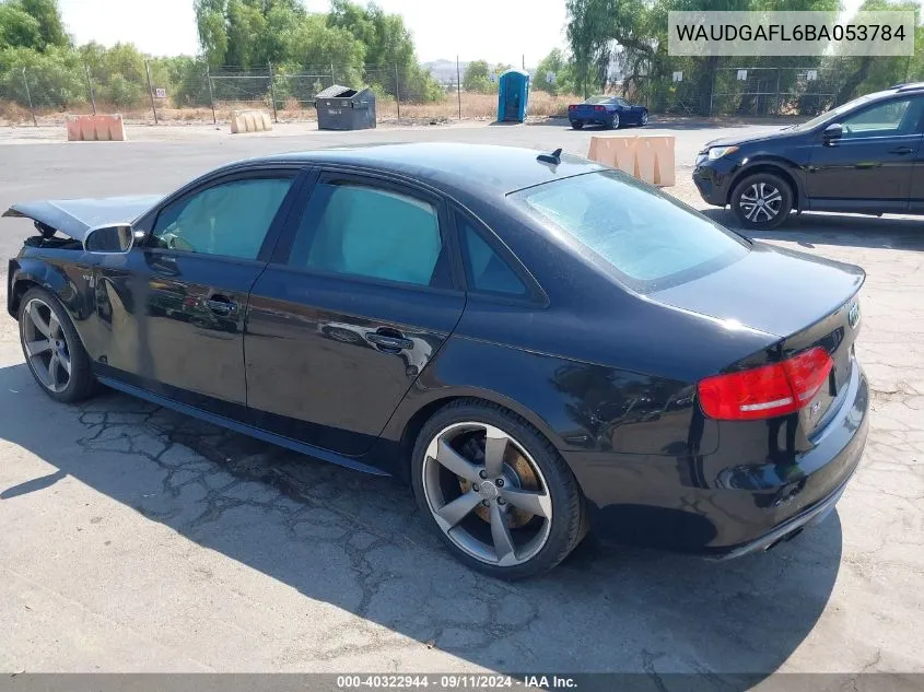 WAUDGAFL6BA053784 2011 Audi S4 3.0 Premium Plus