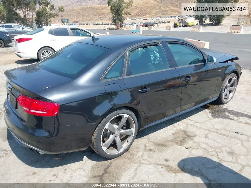 2011 Audi S4 3.0 Premium Plus VIN: WAUDGAFL6BA053784 Lot: 40322944