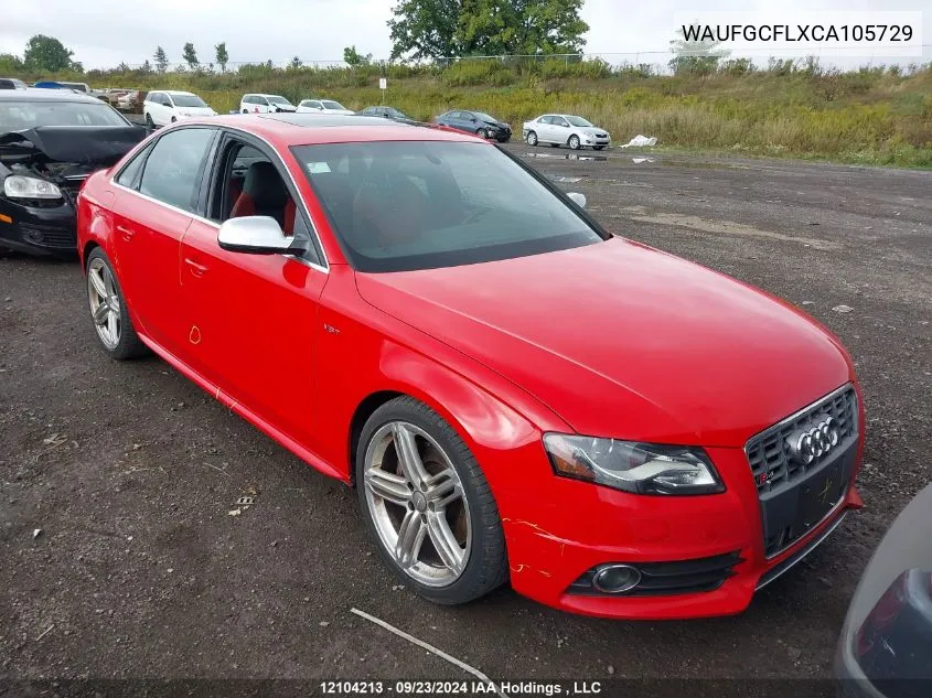 WAUFGCFLXCA105729 2012 Audi S4