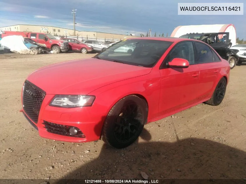 WAUDGCFL5CA116421 2012 Audi S4