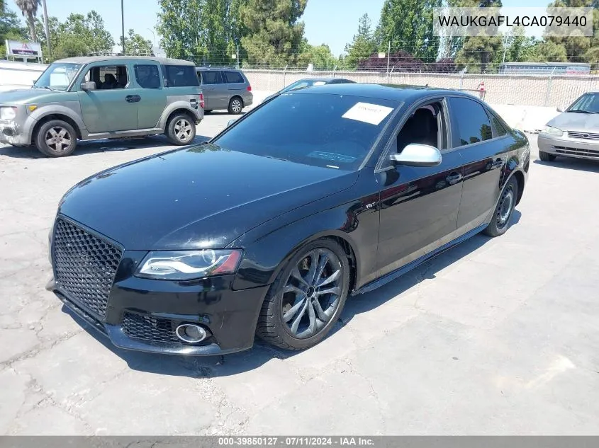 WAUKGAFL4CA079440 2012 Audi S4 3.0 Premium Plus