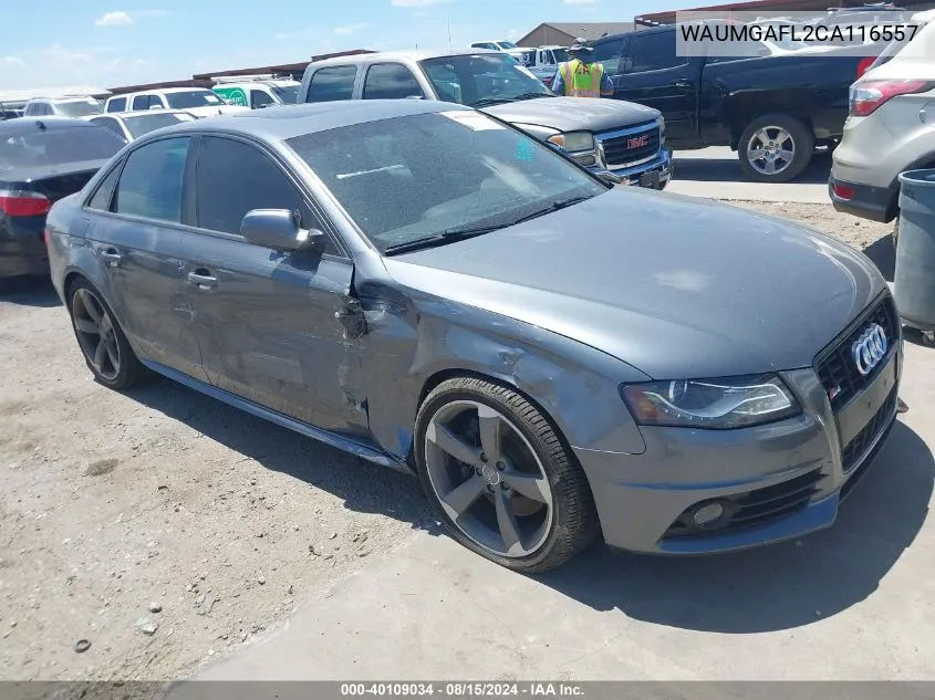 WAUMGAFL2CA116557 2012 Audi S4 3.0 Premium Plus