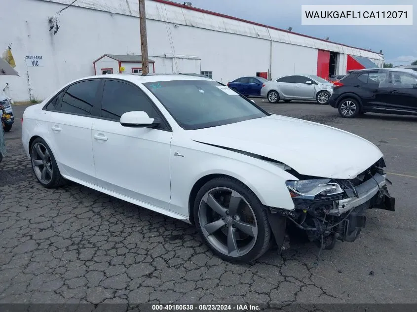 WAUKGAFL1CA112071 2012 Audi S4 3.0 Premium Plus