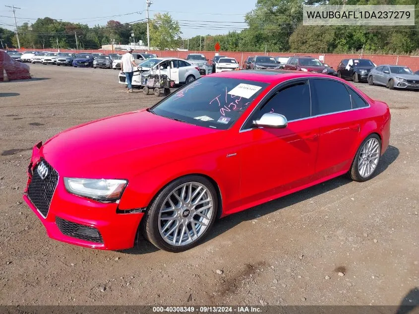 2013 Audi S4 3.0T Premium Plus VIN: WAUBGAFL1DA237279 Lot: 40308349