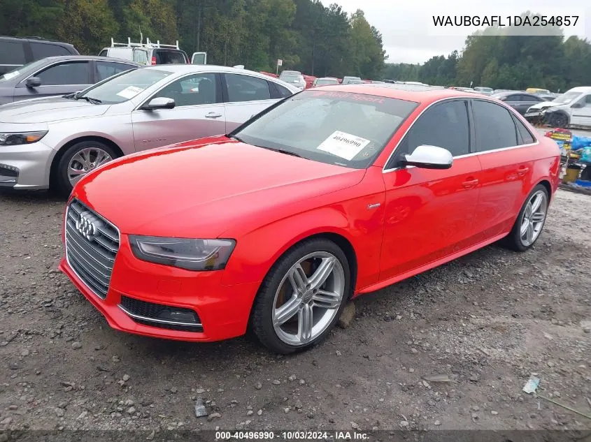 2013 Audi S4 3.0T Premium Plus VIN: WAUBGAFL1DA254857 Lot: 40496990