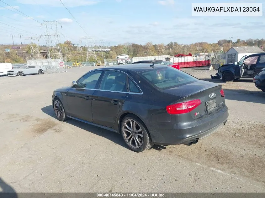 2013 Audi S4 3.0T Premium Plus VIN: WAUKGAFLXDA123054 Lot: 40745840