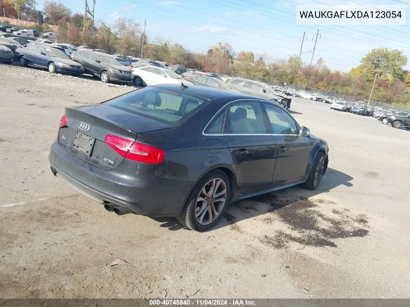 2013 Audi S4 3.0T Premium Plus VIN: WAUKGAFLXDA123054 Lot: 40745840