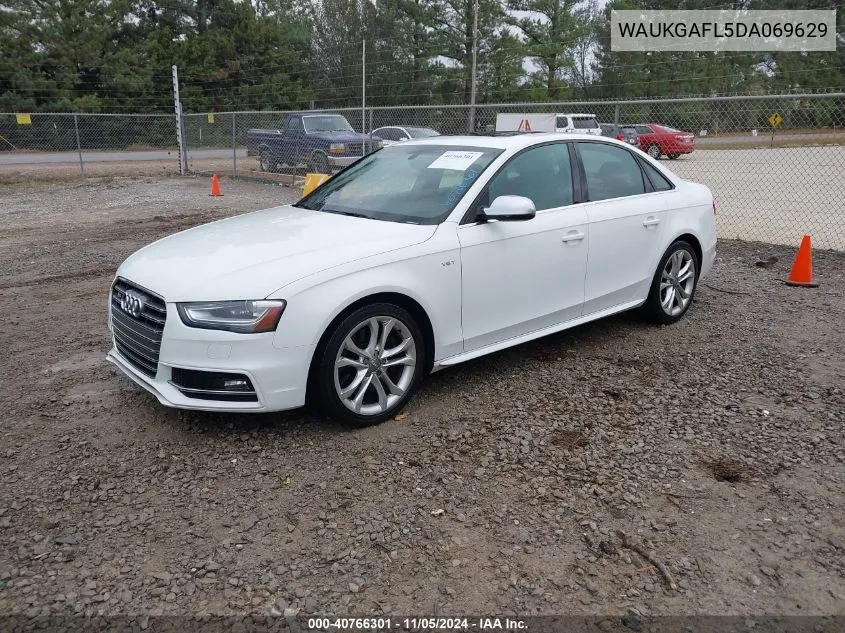 2013 Audi S4 3.0T Premium Plus VIN: WAUKGAFL5DA069629 Lot: 40766301