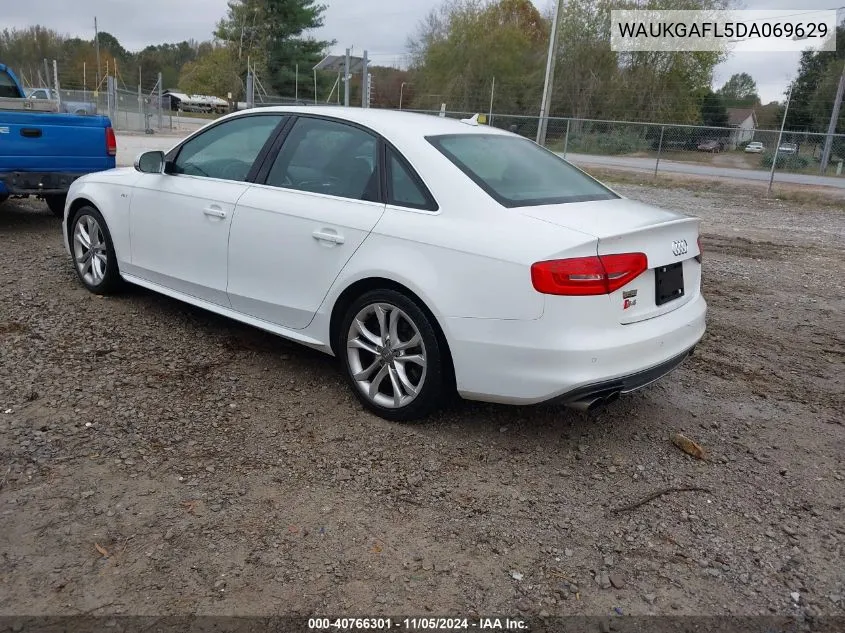 2013 Audi S4 3.0T Premium Plus VIN: WAUKGAFL5DA069629 Lot: 40766301