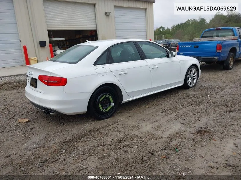 2013 Audi S4 3.0T Premium Plus VIN: WAUKGAFL5DA069629 Lot: 40766301