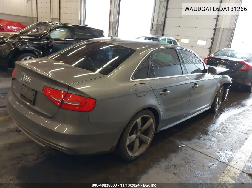 2013 Audi S4 3.0T Premium Plus VIN: WAUDGAFL6DA181266 Lot: 40836880