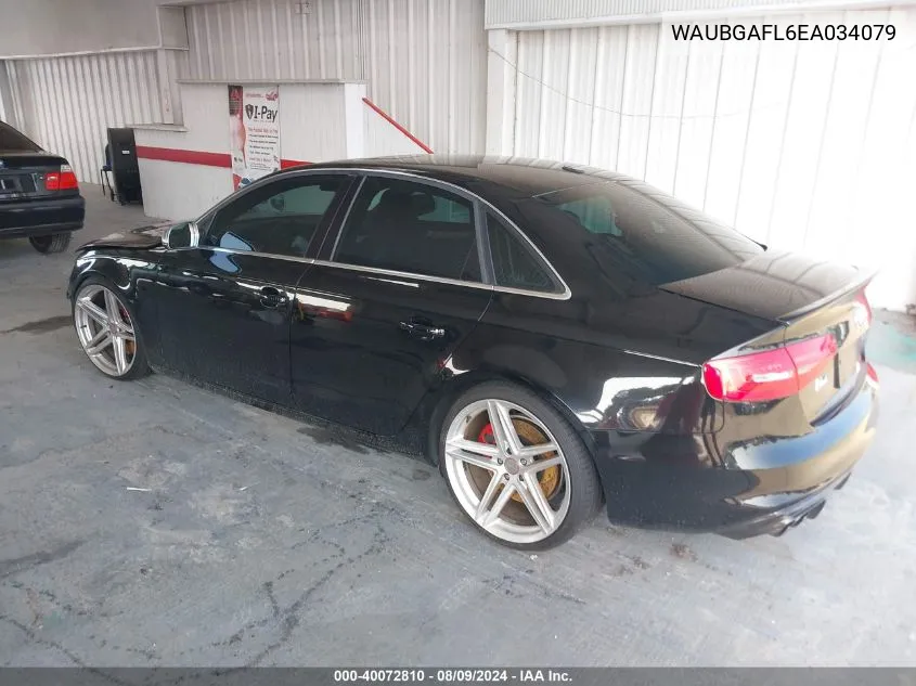 WAUBGAFL6EA034079 2014 Audi S4 3.0T Premium Plus