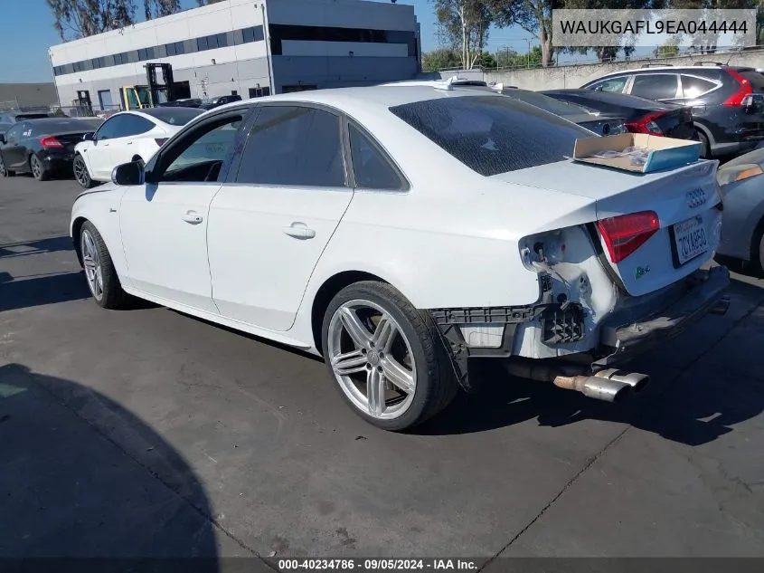 2014 Audi S4 3.0T Premium Plus VIN: WAUKGAFL9EA044444 Lot: 40234786