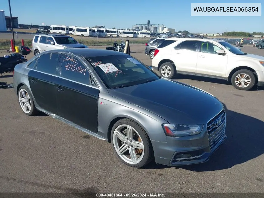 WAUBGAFL8EA066354 2014 Audi S4 Premium Plus