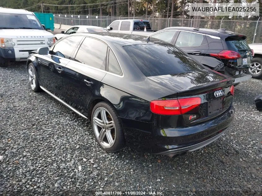 2014 Audi S4 3.0T Premium Plus VIN: WAUBGAFL1EA025256 Lot: 40811786