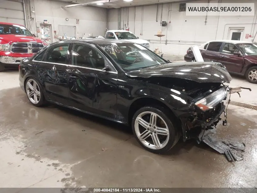 2014 Audi S4 3.0T Premium Plus VIN: WAUBGASL9EA001206 Lot: 40842184