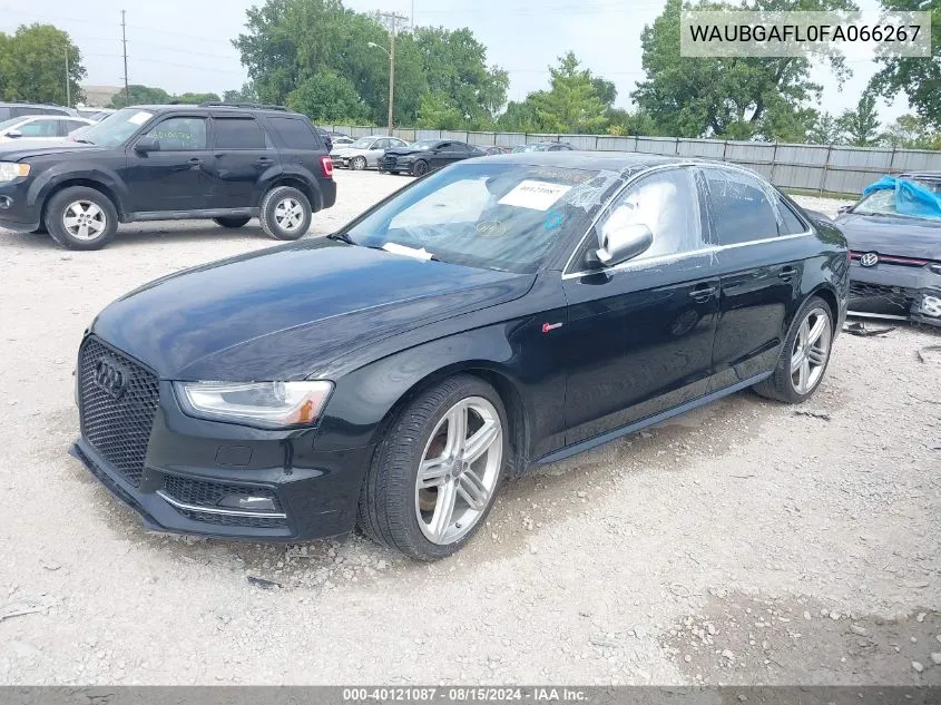 WAUBGAFL0FA066267 2015 Audi S4 3.0T Premium Plus