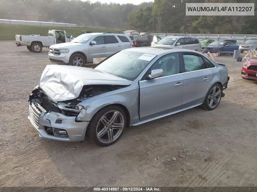 WAUMGAFL4FA112207 2015 Audi S4 3.0T Premium Plus