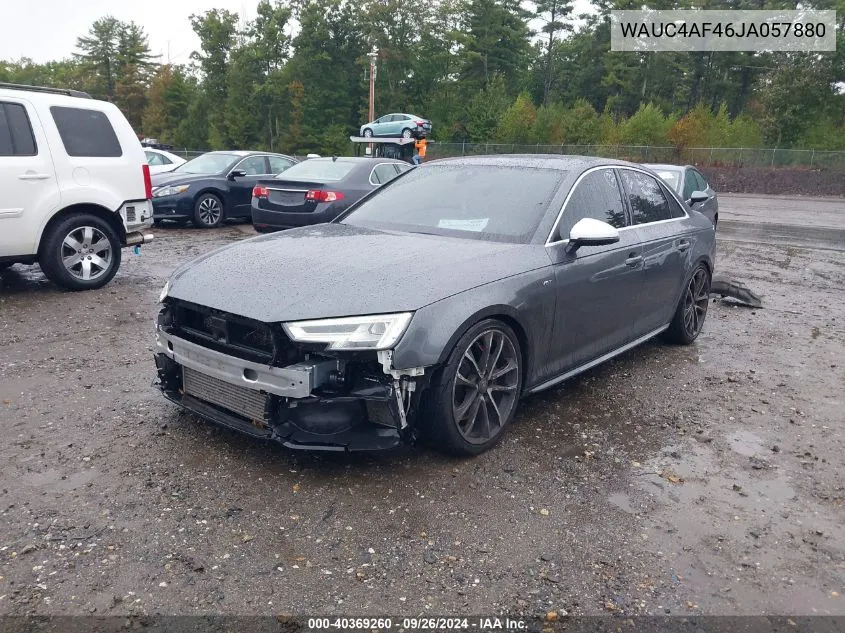 WAUC4AF46JA057880 2018 Audi S4 3.0T Premium Plus