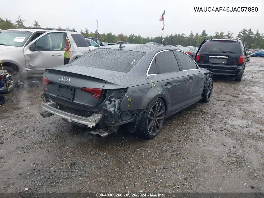 WAUC4AF46JA057880 2018 Audi S4 3.0T Premium Plus