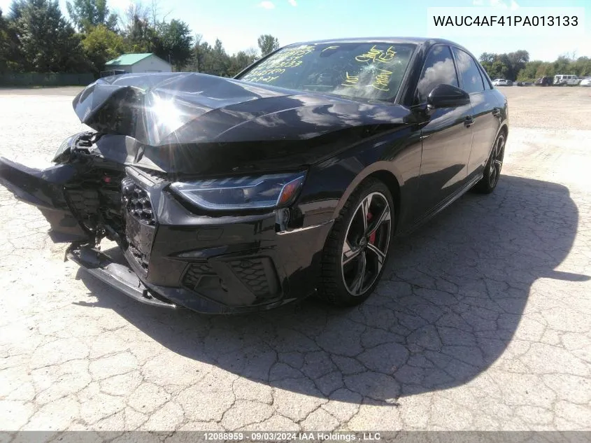 WAUC4AF41PA013133 2023 Audi S4 Sedan