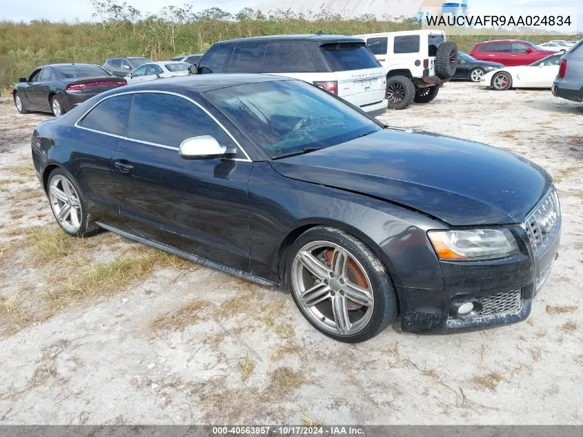 2010 Audi S5 4.2 Premium Plus VIN: WAUCVAFR9AA024834 Lot: 40563857