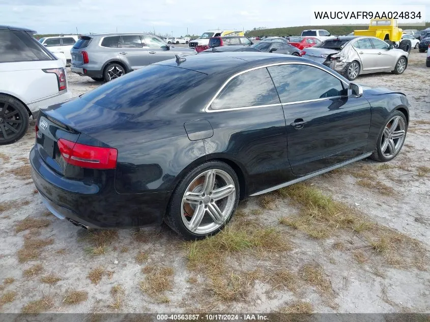 2010 Audi S5 4.2 Premium Plus VIN: WAUCVAFR9AA024834 Lot: 40563857