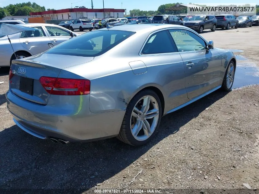 WAUVVAFR4BA073577 2011 Audi S5 4.2 Premium Plus