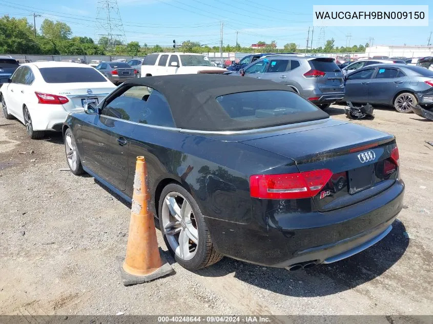 WAUCGAFH9BN009150 2011 Audi S5 3.0 Premium Plus