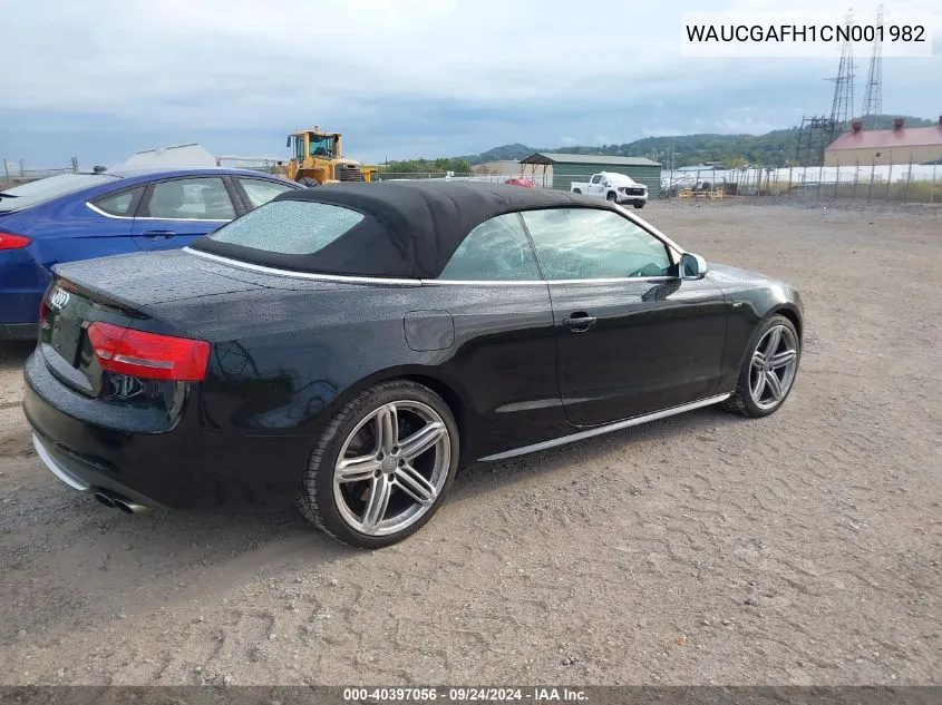 WAUCGAFH1CN001982 2012 Audi S5 3.0 Premium Plus