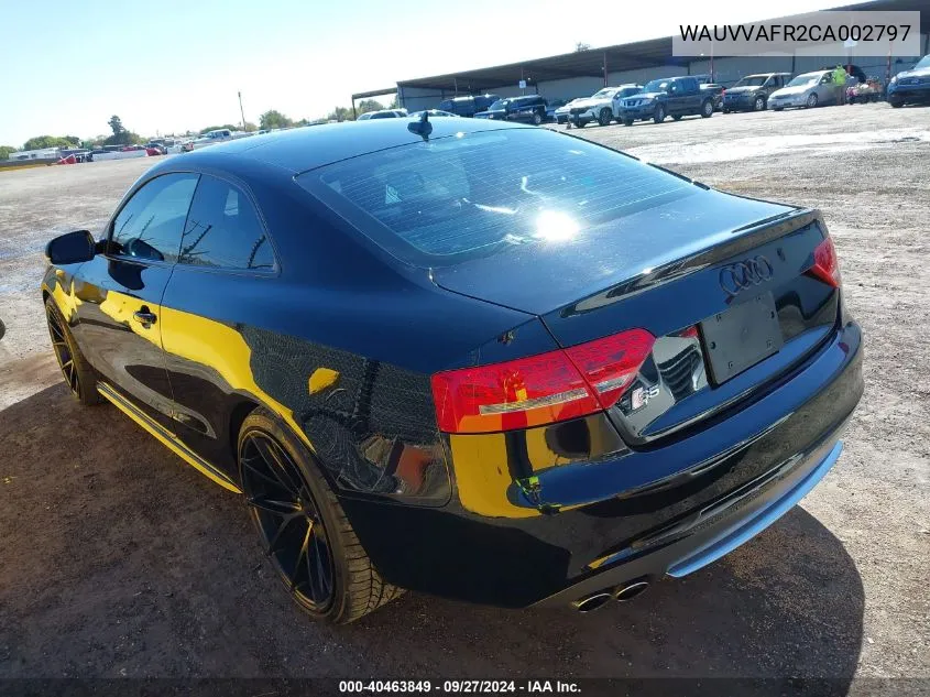 WAUVVAFR2CA002797 2012 Audi S5 4.2 Premium Plus