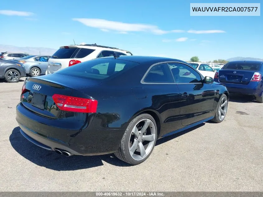 WAUVVAFR2CA007577 2012 Audi S5 4.2 Premium Plus