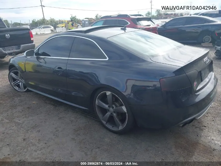 2013 Audi S5 3.0T Premium Plus VIN: WAUVGAFR1DA042946 Lot: 39562674