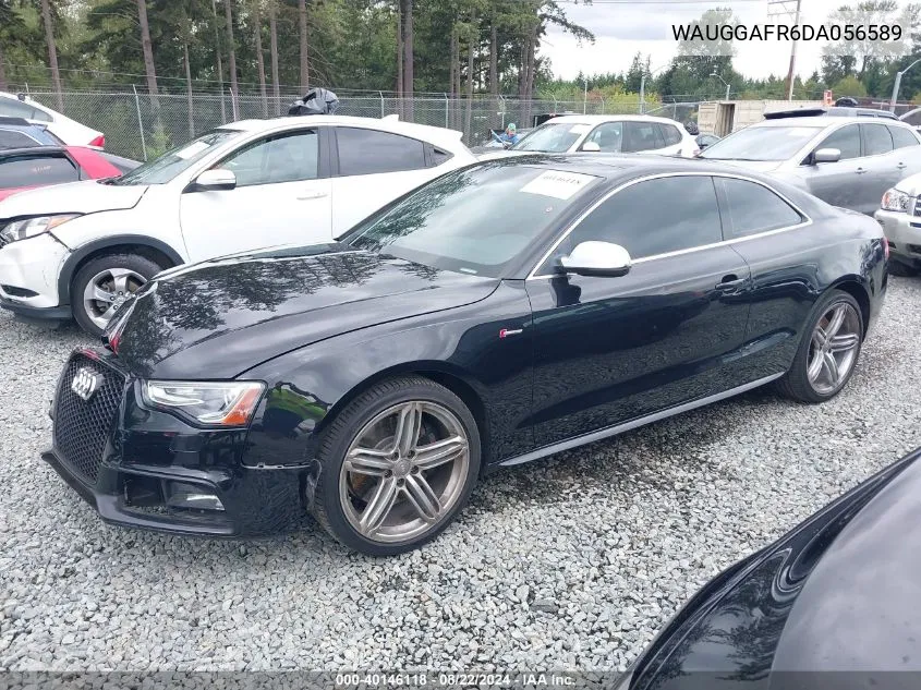 2013 Audi S5 3.0T Premium Plus VIN: WAUGGAFR6DA056589 Lot: 40146118