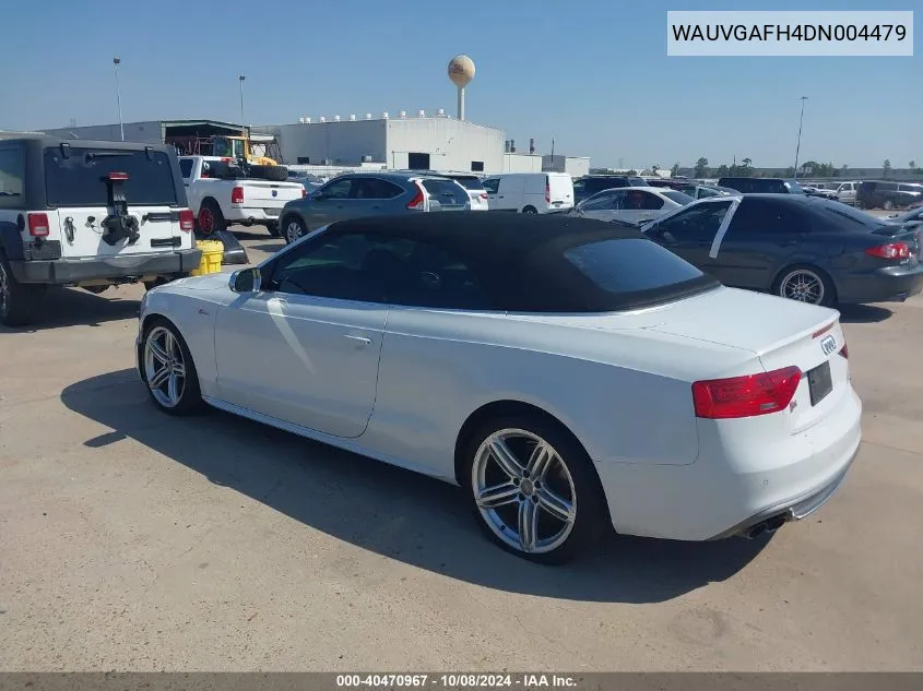 WAUVGAFH4DN004479 2013 Audi S5 3.0T Premium Plus