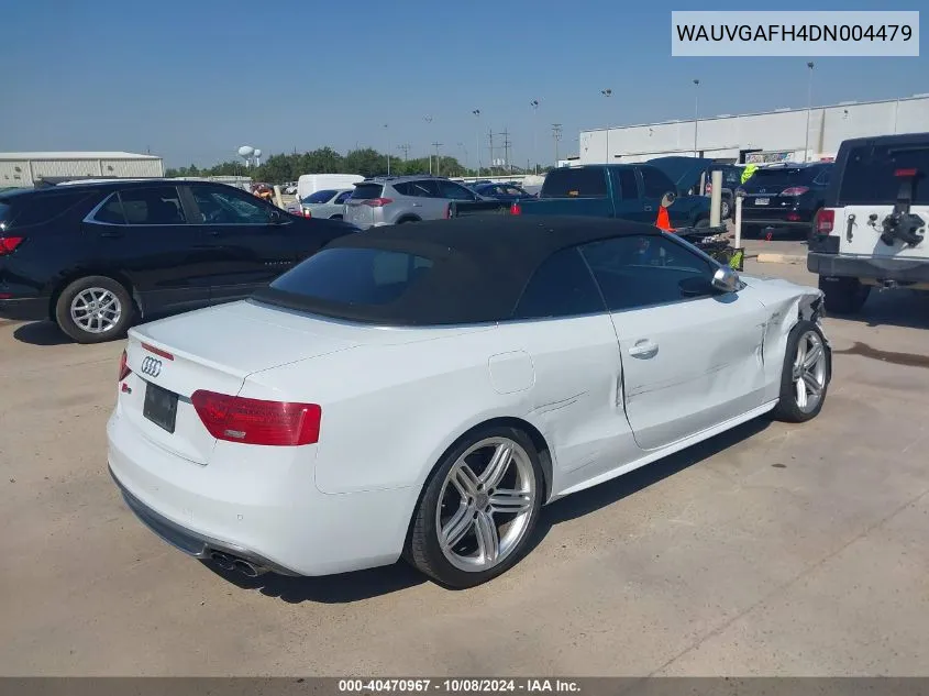 WAUVGAFH4DN004479 2013 Audi S5 3.0T Premium Plus