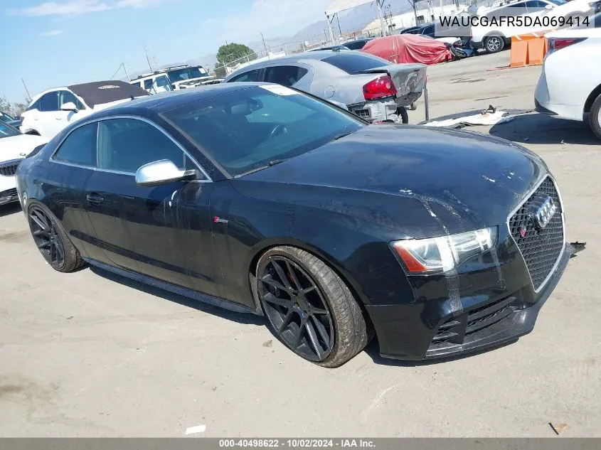 2013 Audi S5 3.0T Premium Plus VIN: WAUCGAFR5DA069414 Lot: 40498622